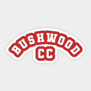 BUSHWOOD CC CADDY (Front/Back Print) Sticker